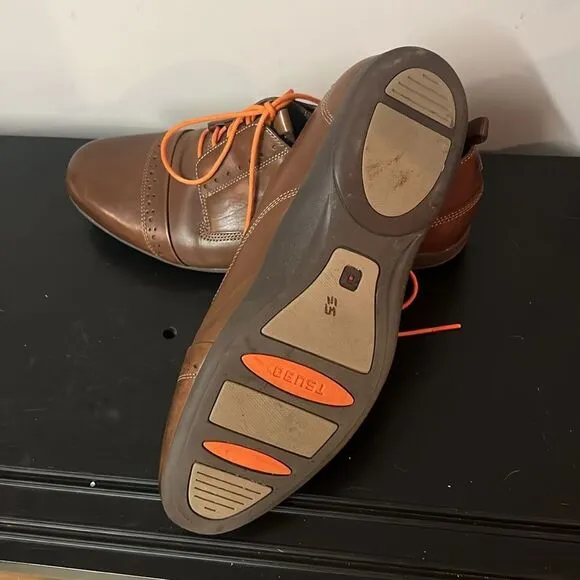 Tsubo Brown Leather Oxford Olen Dress Shoes Sz 11 B73
