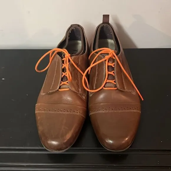 Tsubo Brown Leather Oxford Olen Dress Shoes Sz 11 B73