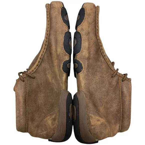 TWISTED X Shoes The Original Chukka Driving Moc Bomber Tan Men’s Size 8
