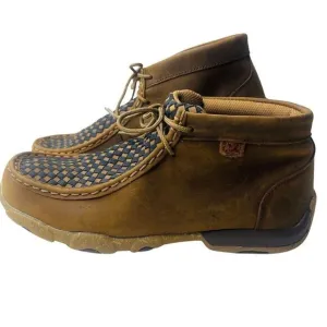 Twisted X Boots Youth Size 5.5 Chukka Oiled Saddle boots moccasins Boys Girls