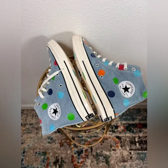 Tylor The Creator X Chuck Taylor 70 High Polka Dots UNISEX Sneakers Size 10