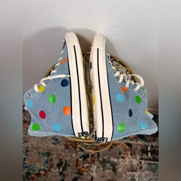 Tylor The Creator X Chuck Taylor 70 High Polka Dots UNISEX Sneakers Size 10