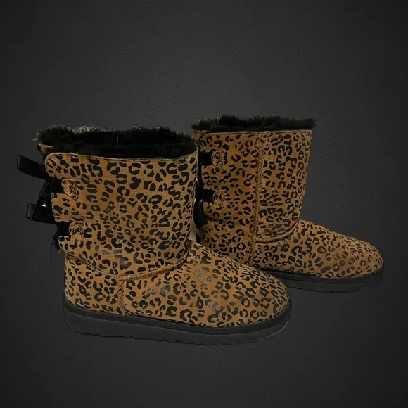 UGG Australia Bailey Leopard‎ Print Boots