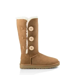 UGG Big Kid Girls Bailey Button Triplet Boots Size 6