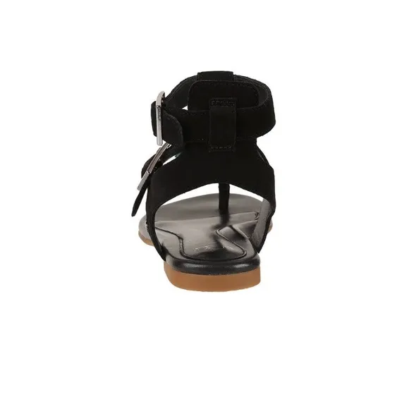 UGG black suede Lecia Sandals
