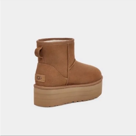 UGG Classic Mini Platform Boots Chestnut
