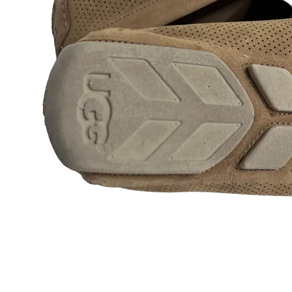 UGG Henrick Stripe Perf Loafers Treadlite ENERG Driving Shoes Men’s Size 11 Tan