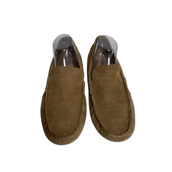 UGG Henrick Stripe Perf Loafers Treadlite ENERG Driving Shoes Men’s Size 11 Tan