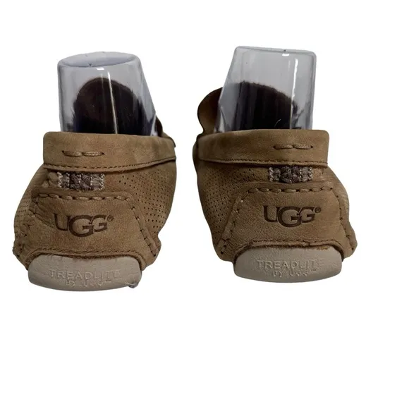 UGG Henrick Stripe Perf Loafers Treadlite ENERG Driving Shoes Men’s Size 11 Tan