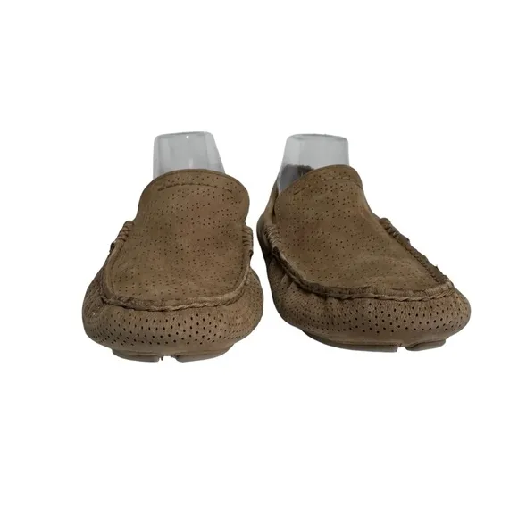 UGG Henrick Stripe Perf Loafers Treadlite ENERG Driving Shoes Men’s Size 11 Tan