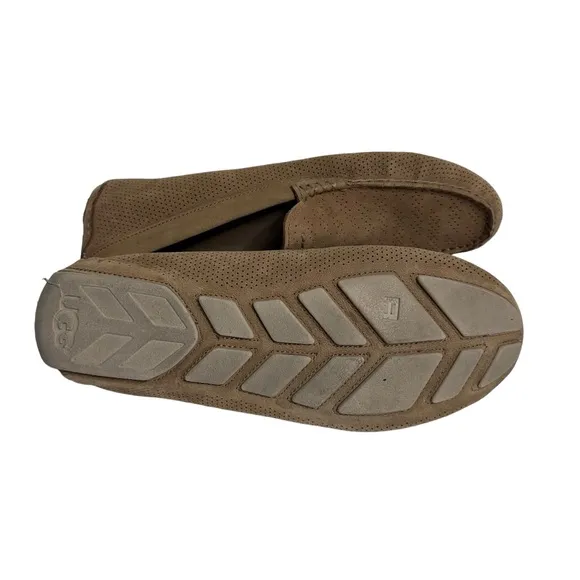 UGG Henrick Stripe Perf Loafers Treadlite ENERG Driving Shoes Men’s Size 11 Tan