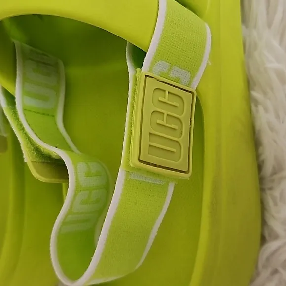 UGG Kids Lime Green Sandals