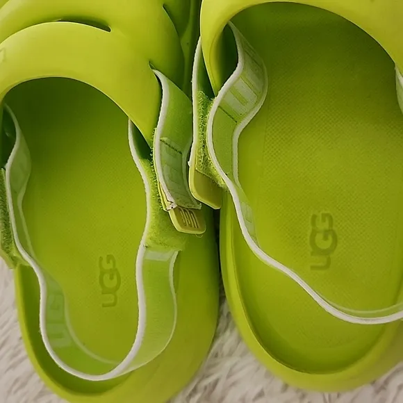 UGG Kids Lime Green Sandals