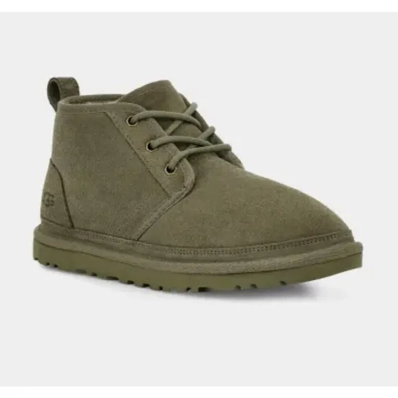 UGG Neumel Olive Drab Green Lace Up Chukka Boots Womens 12 NEW Fast Shipping