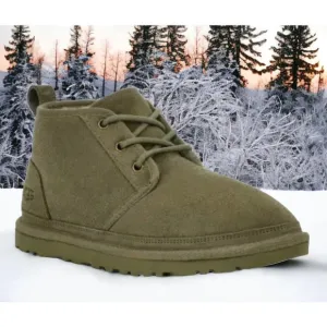 UGG Neumel Olive Drab Green Lace Up Chukka Boots Womens 12 NEW Fast Shipping