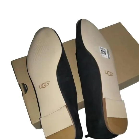 UGG women's black flats shoes