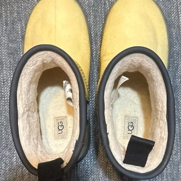 UGG Yellow Shearling Boots