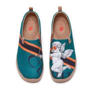 UIN Men's Walking Shoes Slip On Loafers (Cupid's Arrow Toledo)