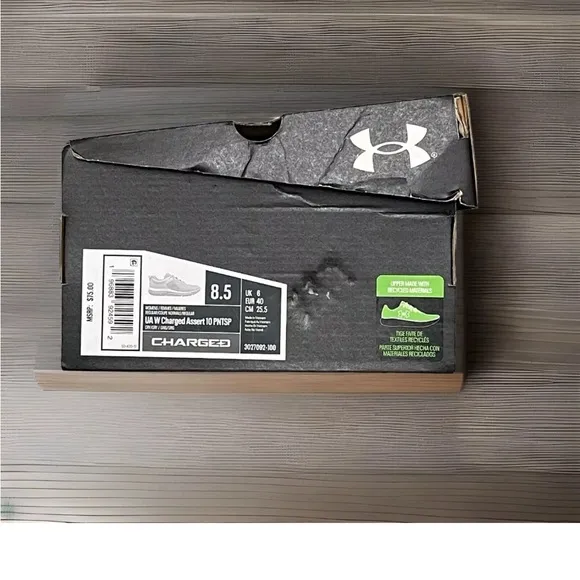 Under Armour Charged Assert 10 PNTSP Running Shoes 3027092 Women Size 8.5