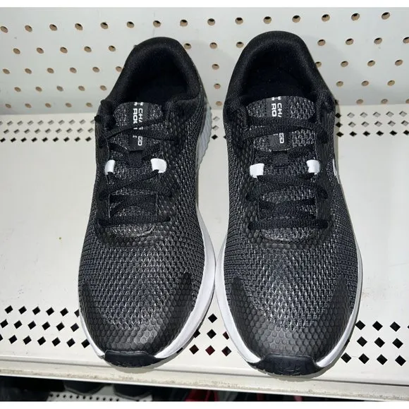 Under Armour Charged Rogue 3 Mens Athletic Running Shoes Size 9.5 Black Gray