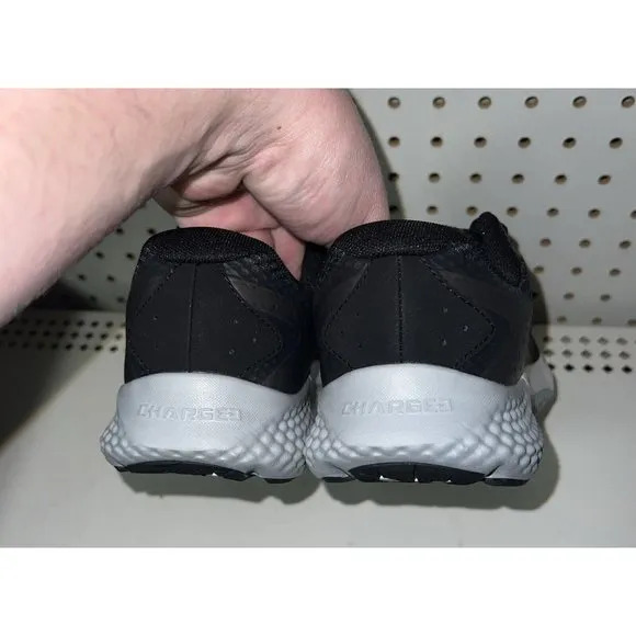 Under Armour Charged Rogue 3 Mens Athletic Running Shoes Size 9.5 Black Gray