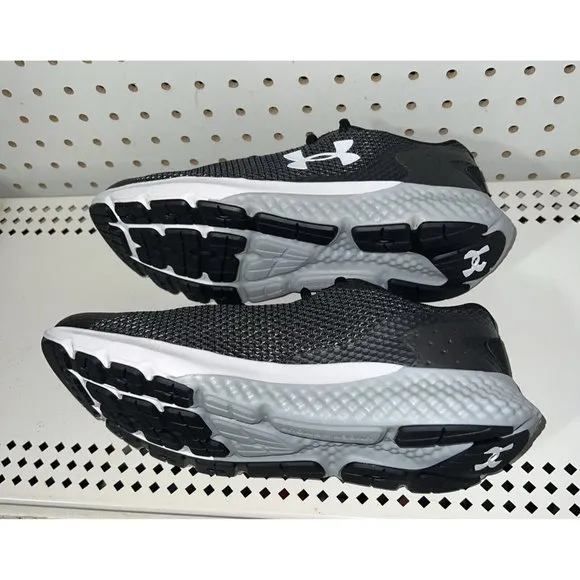 Under Armour Charged Rogue 3 Mens Athletic Running Shoes Size 9.5 Black Gray
