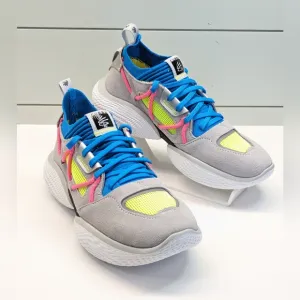 Under Armour Curry Flow Cozy Grey Electric Blue Unisex Running Training Sneakers