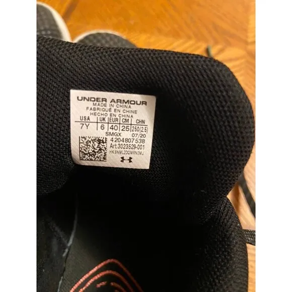 Under Armour Embiid 1 sneakers size 7Y