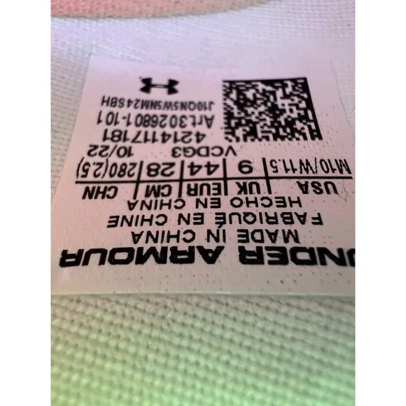 Under Armour Flow Velociti Elite Running Shoes 3026801-101 Men Size 10.5🛒