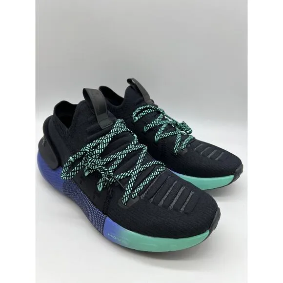 Under Armour HOVR Phantom 3 Running Shoes Black/Periwinkle Men Sz 10🛒