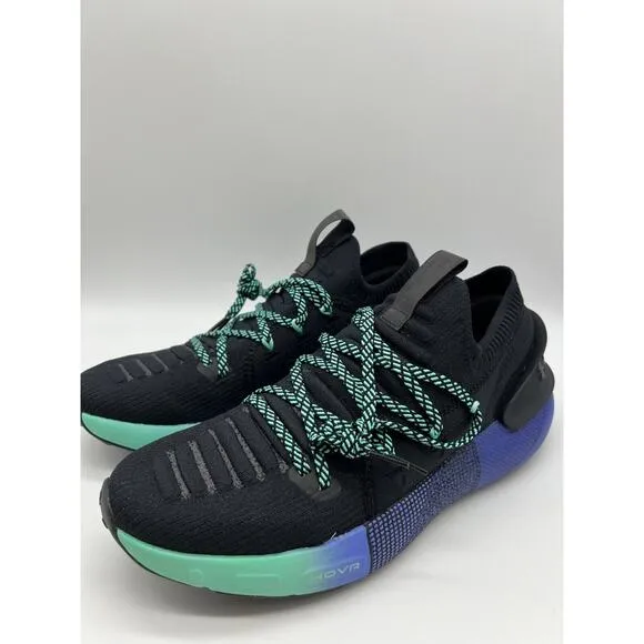 Under Armour HOVR Phantom 3 Running Shoes Black/Periwinkle Men Sz 10🛒