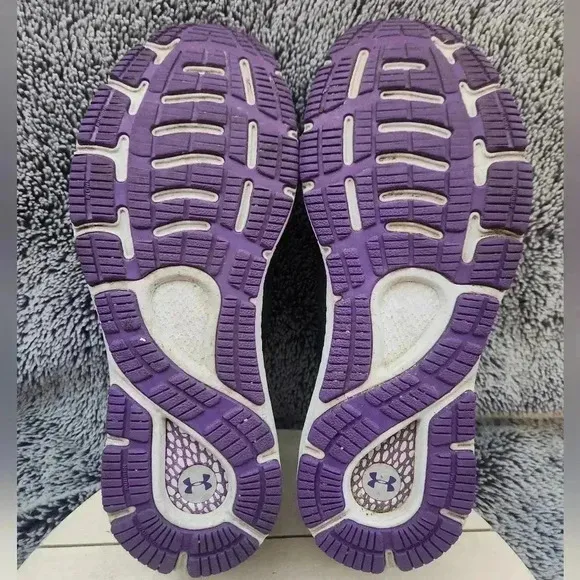 Under Armour HOVR Sonic 3 Womens Size 9.5 Shoes Purple White Running Sneakers