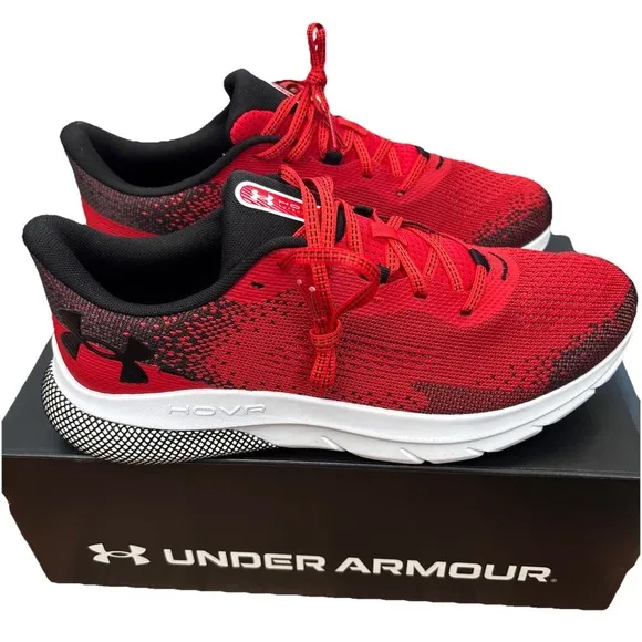 Under Armour Hovr Turbulence 2 Shoes Mens‎ 10.5 Red Black 3026520-603 Running