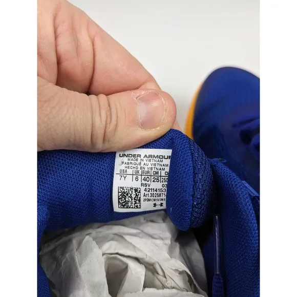 Under Armour Outhustle Blue/Orange Sneakers