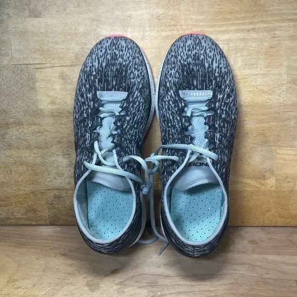 Under Armour REFLECTIVE Charged Bandit 3 Womens Size 11 Running Shoes Black Gray