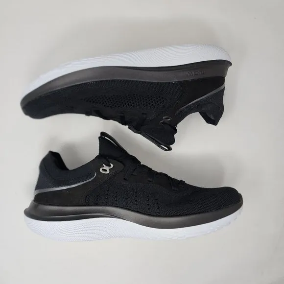 Under Armour Running Shoes Womens 11 Black Flow Synchronicity Knit Sneakers