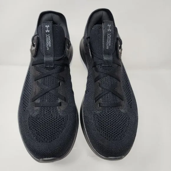 Under Armour Running Shoes Womens 11 Black Flow Synchronicity Knit Sneakers