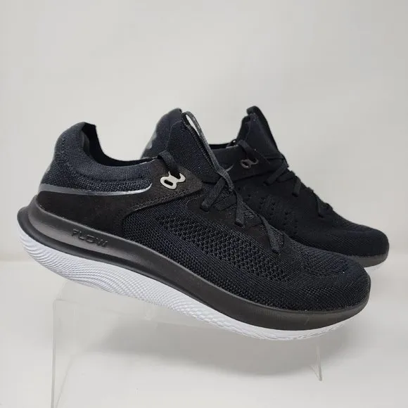 Under Armour Running Shoes Womens 11 Black Flow Synchronicity Knit Sneakers