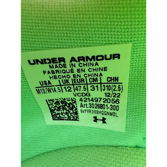 Under Armour Unisex Flow Velociti Elite Running Shoes 3026801-300 Men Size 13🛒