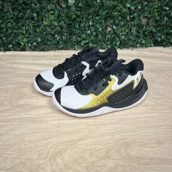 Under Armour Unisex Sneakers - Black and Gold - 11