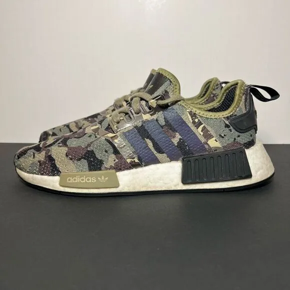 Unisex ADIDAS NMD R1 Cargo Camo Athletic Shoes / Size 6.5 Mens - 7.5 Womens
