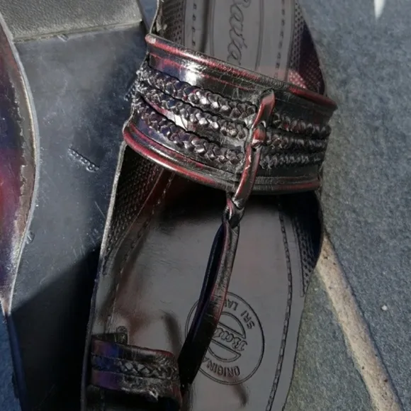 Unisex Bata leather sandals ,men‎ 8 w 10