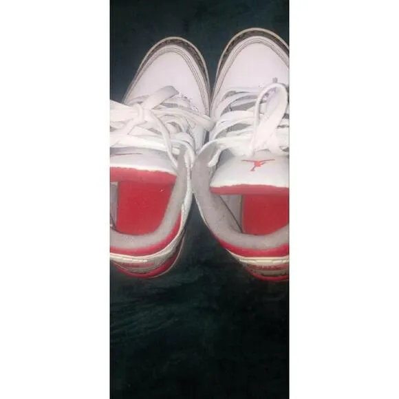 Unisex Jordan Retro 1.5Y White/Red