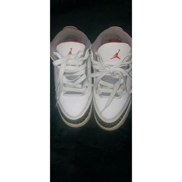 Unisex Jordan Retro 1.5Y White/Red