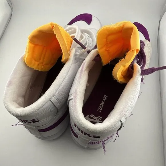 Unisex Nike‎ SB Blazer Mid Edge Lakers Men’s 8 Womens 9.5 DA2189-100