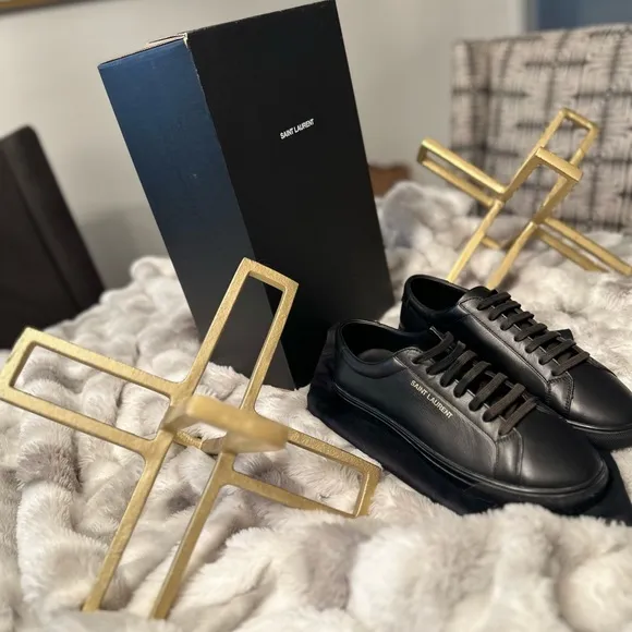 Unisex - Saint Laurent Andy Lace-Up Sneakers