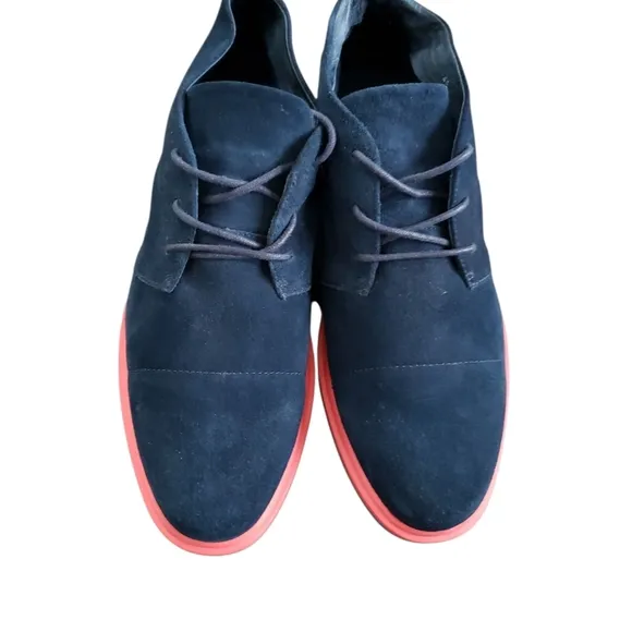 United Nude Navy Red Mens Dress Casual Leather Shoes Size 44 US 10/10.5