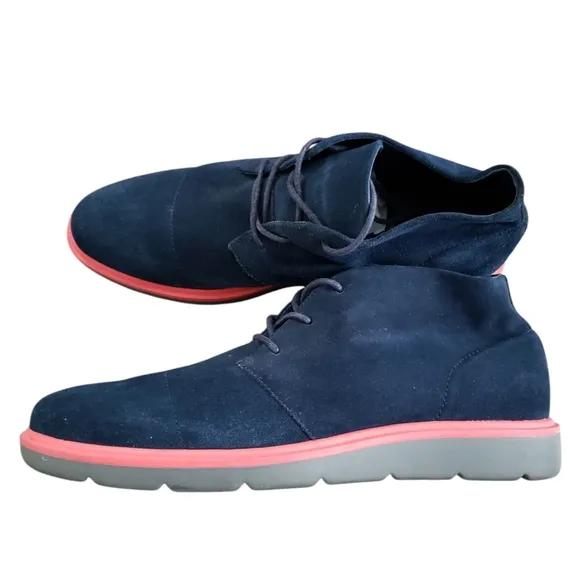 United Nude Navy Red Mens Dress Casual Leather Shoes Size 44 US 10/10.5