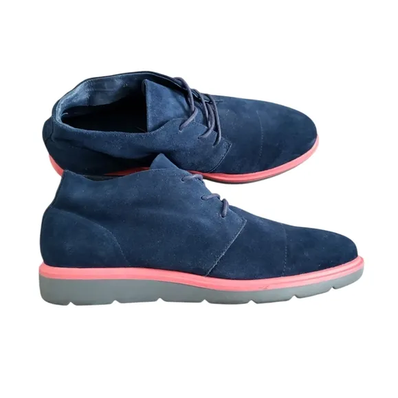 United Nude Navy Red Mens Dress Casual Leather Shoes Size 44 US 10/10.5
