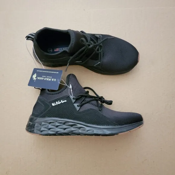 U.S. Polo Black Sneaker US. Polo Assn. Black Active wear sneakers Unisex